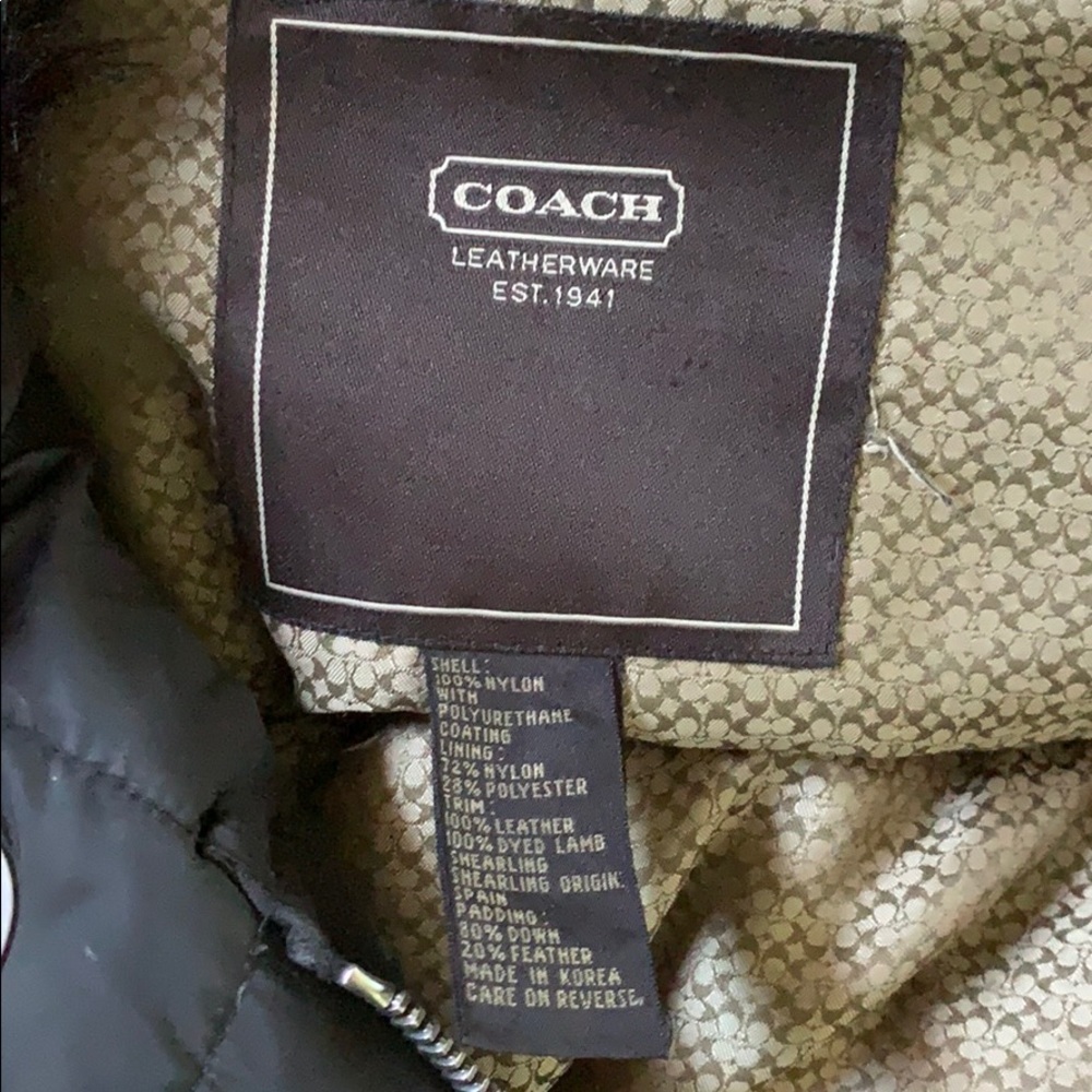 Gently Loved Coach Down Jacket - image 5